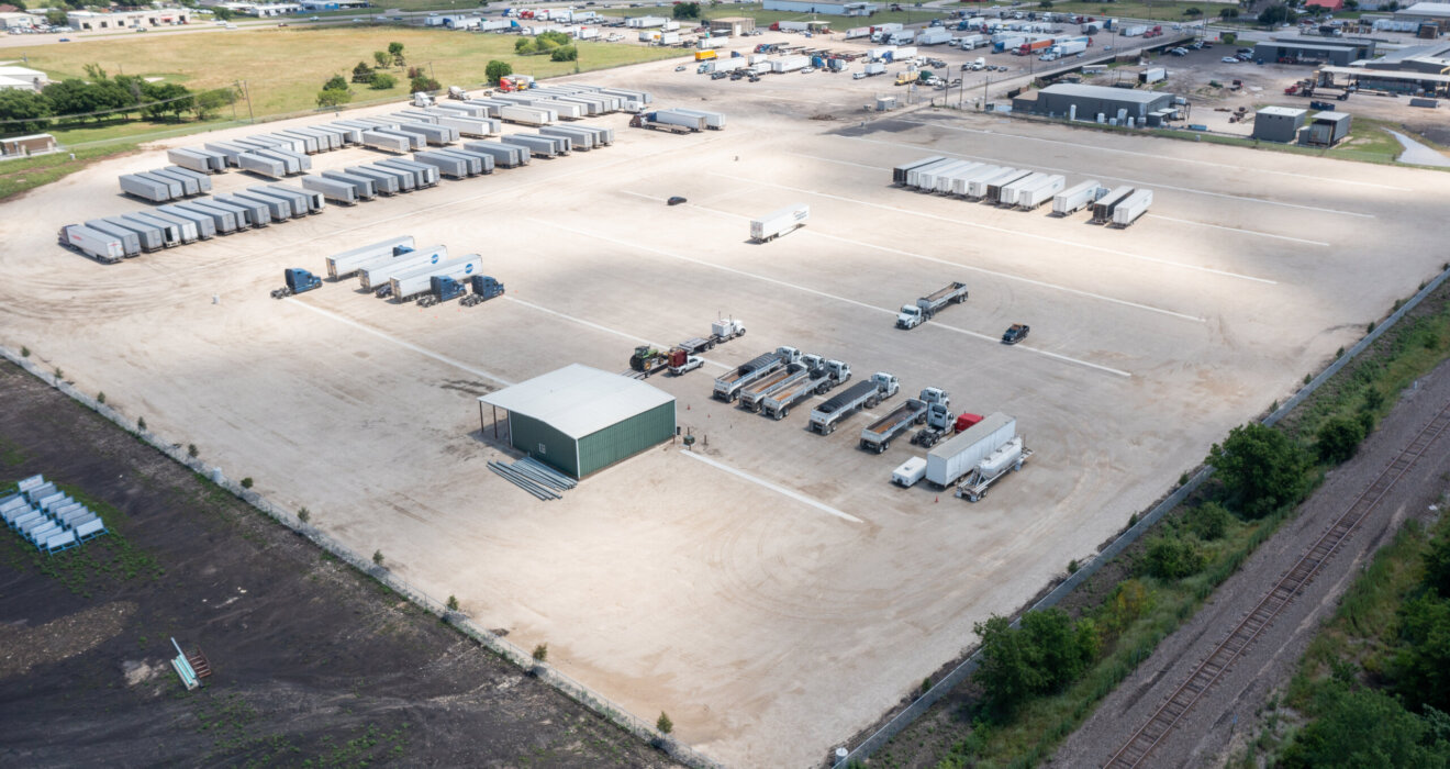 Industrial outdoor storage